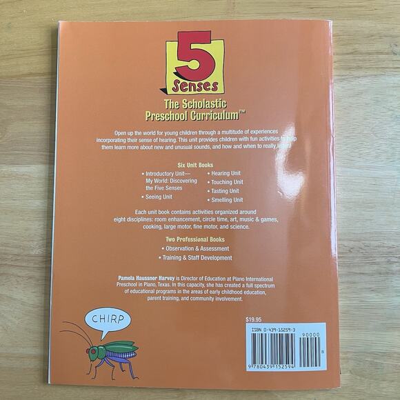 Scholastic Preschool Curriculum 5 Senses Hearing by Pamela Haussner Harvey 1999 - Picture 14 of 15